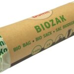 Biozakken 240 liter groen 115x140 cm composteerbaar - 1 Rol van 3 stuks