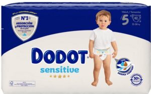 Wegwerpluiers Sensitive T5 11-16 kg Dodot (42 pcs) - Afbeelding 3