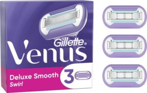 Gillette Venus Deluxe Smooth Swirl - Voor Een Gladde Scheerbeurt - 3 Navulmesjes