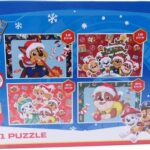 Set van 2 dozen kinderpuzzels - Paw Patrol - Puzzel - 4 in 1 puzzle - 12+16+20+24 stukjes