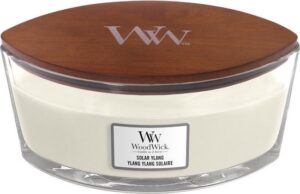 WoodWick Heartwick Flame Ellipse Geurkaars - Solar Ylang