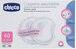 Chicco zoog/borstcompressen 60 stuks( verpakt in folie)
