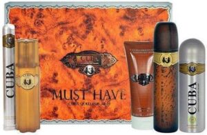 Cuba - Cuba Must Have Gold Gift Set 100 ml, 35 ml , After Shave 100 ml shower gel 200 ml and 200 ml deospray - 100ML - Afbeelding 4