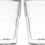 Gusta - Dubbelwandige Glazen - 220ml - set 2 stuks - Chantilly - Theeglas - Koffieglas