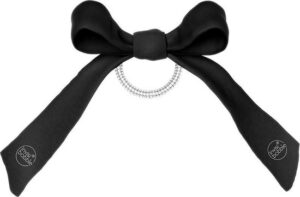 Invisibobble - Wrapstar - Zwart met print - Haarelastiek met lint - 1 stuk