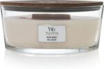 WoodWick Heartwick Flame Ellipse Geurkaars - White Honey - Afbeelding 8
