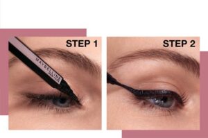 Maybelline Hyper Easy Liner - 810 Pitch Brown - Bruine Liquid - 5,7 gr. - Afbeelding 2
