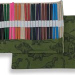 Freek Vonk's 24 Premium Kleurpotloden met Katoenen Opbergroletui