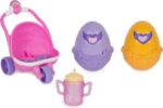 Hatchimals Alive - Hatch N’ Stroll-speelset met kinderwagen en 2 minifiguren in eieren die zelf uitkomen - Afbeelding 3