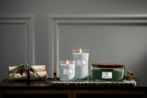 WoodWick - Magnolia Birch Medium Candle - Afbeelding 3