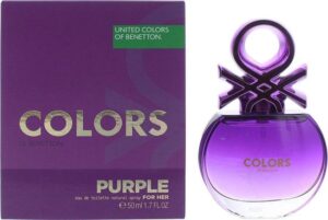 Benetton Colors De Benetton Purple Edt W 50 Ml - Afbeelding 2
