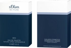 s. Oliver So Pure Men Eau de Toilette Spray 30 ml - Afbeelding 3