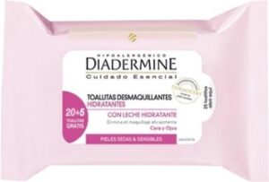 Diadermine Moisturizing Makeup Remover Wipes 25 Units - Afbeelding 2