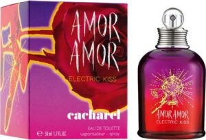 Cacharel Amor Amor Electric Kiss Eau De Toilette Spray For Women 50ml - Afbeelding 4