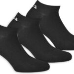 Fila - Invisible Socks 3-Pack - Sneakersokken - 35-38 - Zwart