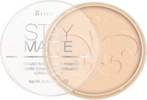RIMMEL Stay Matte Long Lasting Pressed Powder puder prasowany 001 Transparent 14g - Afbeelding 2