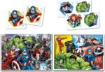 Clementoni - Super kit puzzel en spellen 4in1 - Marvel The Avengers, puzzels kinderen - Afbeelding 2