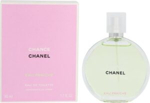 Chanel Chance Eau Frai 12che   50 Ml   Eau De Toilette Vaporizer Spray   Womens Perfume - Afbeelding 3