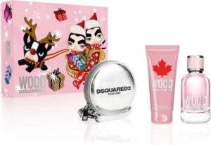 Dsquared2 Wood for women Set - Eau de toilette 100 ml - Shower gel 100 ml + tasje - Afbeelding 2