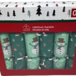 Crackers - Christmascrackers - Mini Kerstkaartjes - Kerst Musthave - Groen / Donkergroen - Set van 6 - Kerstmis - Kerstdecoratie - Tafelversiering - Kerstdiner