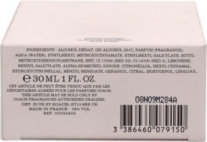 Coach Coach Eau de Toilette EDT W 30 ml - Afbeelding 3