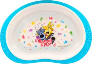 Woezel en Pip Kinderbestek Set met Hartvormig Bord - BPA-Vrij - Geschikt voor Jongens en Meisjes vanaf 6 Maanden - Afbeelding 2