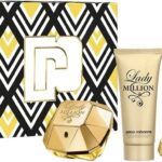 Paco Rabanne Lady Million Eau De Perfume Spray 80ml Set 3 Pieces