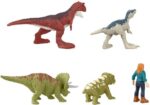 Jurassic World mini figuren set - 4 pack - Dinosaurus speelfigurenset - Afbeelding 6
