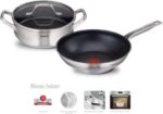 Tefal Hero Hoogwaardig Aluminium 18/10 RVS Pannenset - 2 Delig