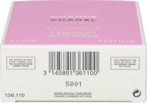 Chanel Chance Eau Fraiche EDT Refill 2 x 20 ml   EDT Refill with spray 20 ml  woman - Afbeelding 2