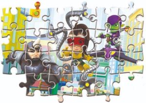 Clementoni - Marvel Spidey en Zijn Geweldige Vrienden - Set van 2 puzzels - 2x20 Stukjes - Afbeelding 4