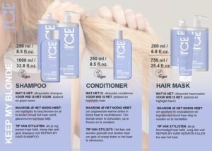 ICE Professional Keep My Blonde Mask Anti-Yellow 750ml - Afbeelding 3