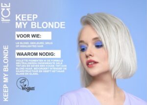 ICE Professional Keep My Blonde Mask Anti-Yellow 750ml - Afbeelding 4