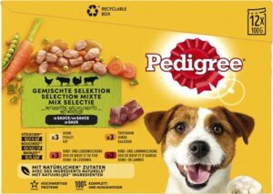 Pedigree multipack pouch in saus - 1 ST à 4 X 100 GR