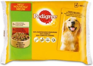 Pedigree multipack pouch in saus - 1 ST à 4 X 100 GR - Afbeelding 2