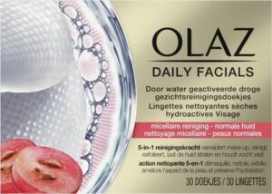 Olaz Daily Facials Gezichtsreinigingsdoekjes Normale huid 30 Stuks
