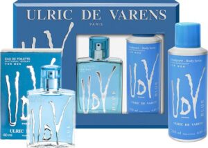 Ulric De Varens Blue Eau De Toilette Spray 100ml Set 2 Pieces