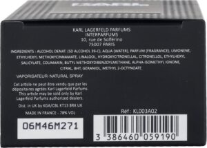 Lagerfeld Karl Lagerfeld - 50ml - Eau De Toilette - Afbeelding 3