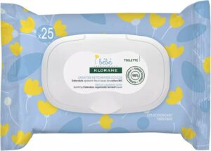 Baby Soft Cleaning Wipes 25 U By Klorane 25 Pcs - Afbeelding 2