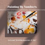 Deal Diamond Painting Schilderen Op Nummer Voor Volwassenen Inclusief Lijst, Canvas, Schilderskwasten & Verf – 40 x 50 cm - Flowers