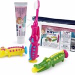 Mondverzorgingsset voor Kinderen Kin Fluorkin Krokodiel Voor op reis (3 Onderdelen)