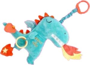 Cosatto - Clip On - Draak - Activity Toy - Pluche - Dragon - Afbeelding 3