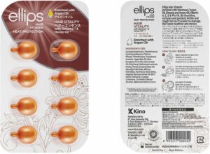 Vitamins Ellips Hair Vitality Thermoprotective Tablets Argan Oil - Afbeelding 3