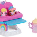 Hatchimals Alive - Hungry Hatchimals-speelset met kinderstoel en 2 minifiguren in eieren die zelf uitkomen