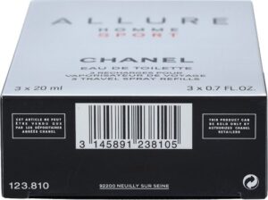 Chanel Allure Homme Sport EDT - Refill M 3 x 20 ml - Afbeelding 2