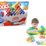 Balance Game - 2 tot 4 spelers - Speeltijd 15 minuten - Met speelkaarten - Balanseer spel voor de familie - Montessori speelgoed