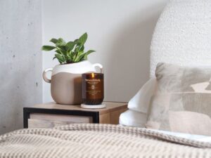 WoodWick ReNew Tomato Leaf & Basil Large Candle - Afbeelding 2