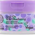 Blueberry Siberica veganistische antioxidant scrubbende gezichtspads 20st.