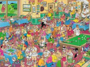 Jan van Haasteren The 19th Hole 950 pcs Legpuzzel 950 stuk(s) Stripfiguren - Afbeelding 2