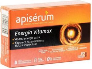 Energy Vitamax 30 Capsules By Apiserum 30 Pcs